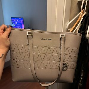 Large gray MK tote